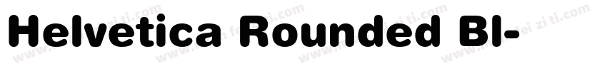 Helvetica Rounded Bl字体转换